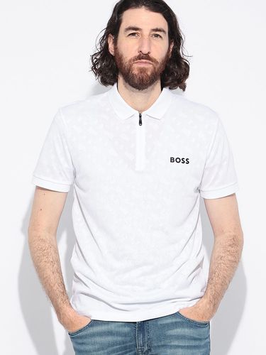 STONE ISLAND (ストーンアイランド) ロゴパッチ 半袖 ポロシャツ
