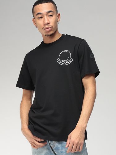 MONCLER (モンクレール) 刺繍ロゴ クルーネック 半袖 Tシャツ