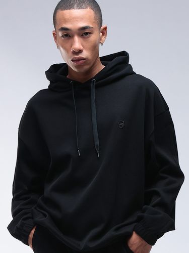 Y-3 (ワイスリー) 袖プリント クルーネック スウェット トレーナー