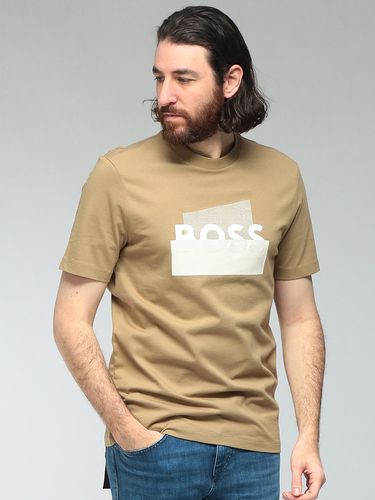 HUGO BOSS (ヒューゴボス) メンズ ポロシャツ 半袖 ミニ胸ロゴ ハーフ