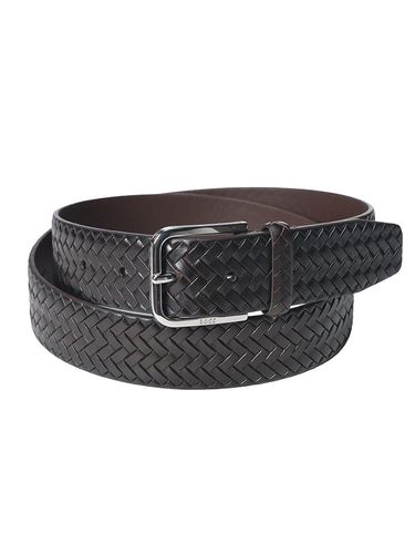 EMPORIO ARMANI (エンポリオアルマーニ) スムースレザー バックル回転