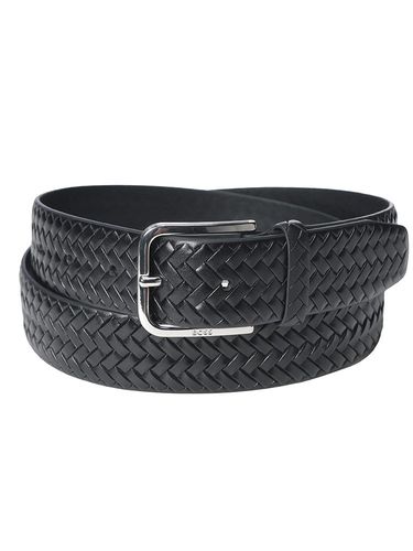 DIESEL (ディーゼル) プルアップレザー Dロゴ バックル留め ベルト 1DR
