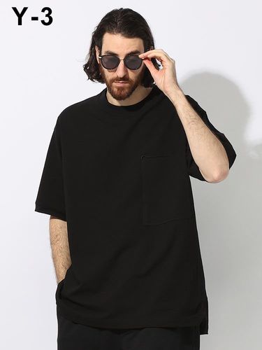 Y-3 (ワイスリー) U グラフィック バックロゴ クルーネック 長袖 T