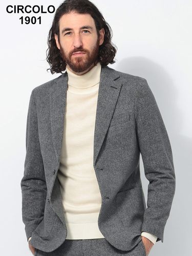 【CIRCOLO 1901 チルコロ】ストレッチ ジャケット CIRCOLO 1901 (チルコロ1901) ストレッチ シングル ジャケット