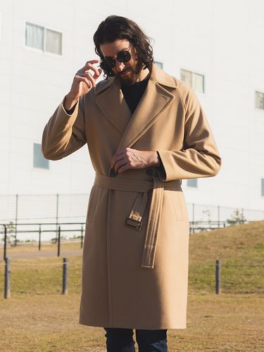 LARDINI (ラルディーニ) ウール ステンカラー コート LD23223C63605