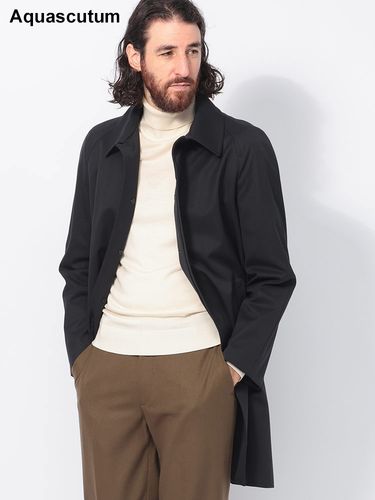 Aquascutum (アクアスキュータム) 総裏チェック ウエストベルト ダブル