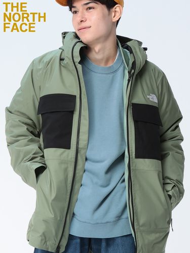 THE NORTH FACE (ザ ノースフェイス) ナイロン ロゴプリント ダブル