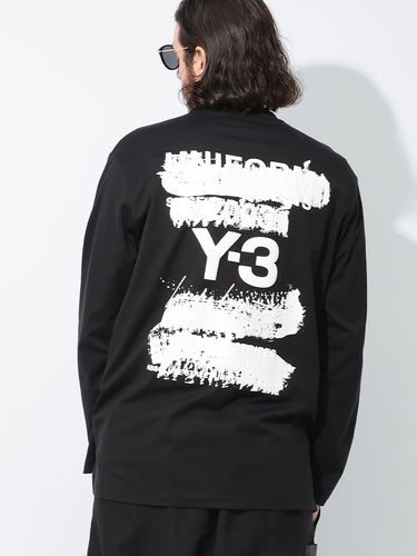 Y-3 (ワイスリー) クルーネック 長袖 Tシャツ Y3IW0068 メンズ XS
