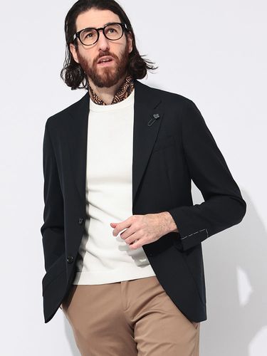 未使用品 ヒューゴボス ジャケット HUGO BOSS (ヒューゴボス) ストレッチ ウール×コットン シングル