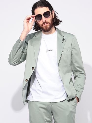 LARDINI (ラルディーニ) メンズ ニットジャケット コットンリネン
