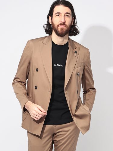 LARDINI (ラルディーニ) ウールカシミヤ グレンプレイド シングル