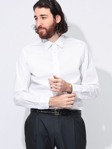 アミパリス シャツ AMI PARIS (アミパリス ) コットン100％ ロゴ刺繍 ボタンダウン 長袖