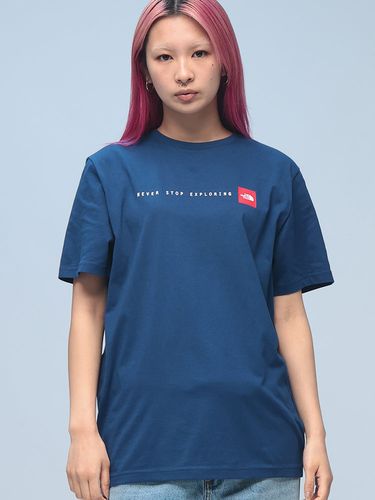 THE NORTH FACE (ザ ノースフェイス) ロゴ刺繍 クルーネック 半袖 T