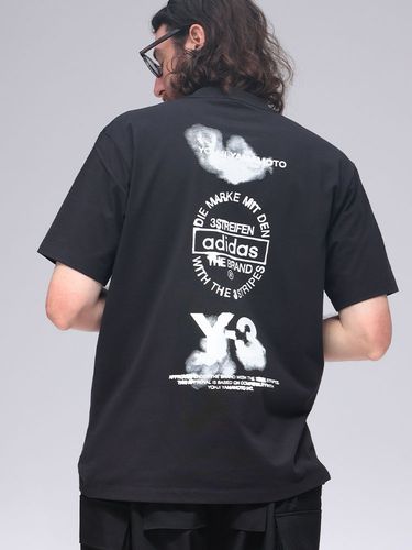Y-3 (ワイスリー) バックロゴプリント クルーネック 半袖 T