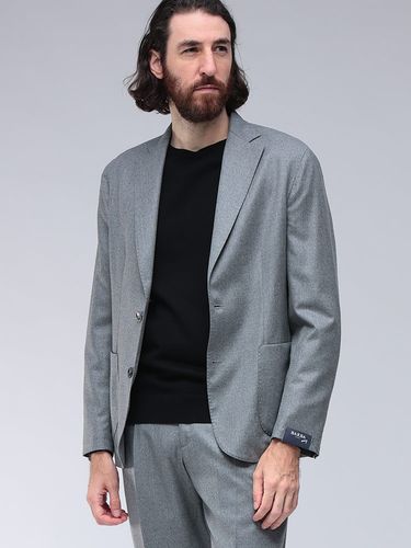 BARBA (バルバ) ウール混 無地 シングル ジャケット BARBU450100113