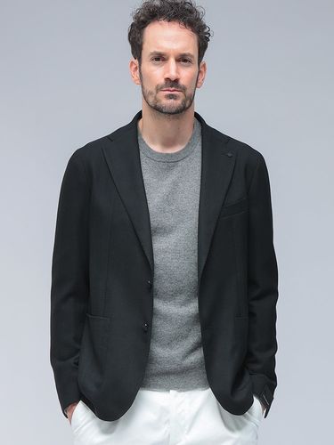 LARDINI (ラルディーニ) シングル2つ釦ニットジャケット