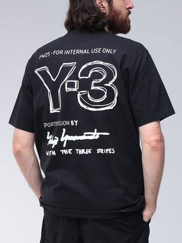 Y-3 (ワイスリー) クルーネック 長袖 Tシャツ Y3IW0068 メンズ XS