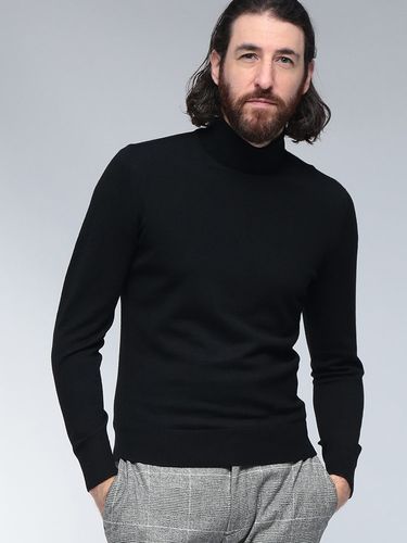 EMPORIO ARMANI (エンポリオアルマーニ) ウール ジャガード総柄ロゴ