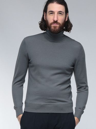 DIESEL (ディーゼル) ウール 胸ロゴ カーディガン DSA174430DCCH