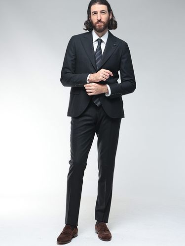 HUGO BOSS (ヒューゴボス) ストレッチウール シングル ノータック