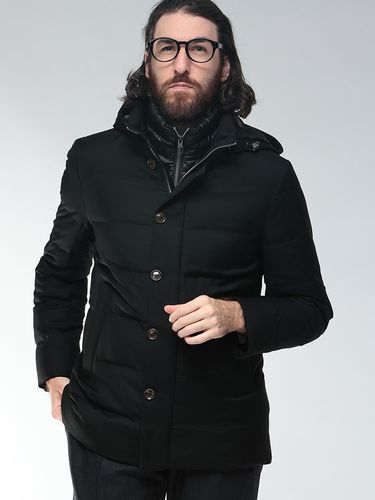 MONCLER (モンクレール) フロントダウン フルジップ ニットジャケット