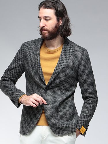 LARDINI (ラルディーニ) ブークレ シルクカシミヤブレンド シングル