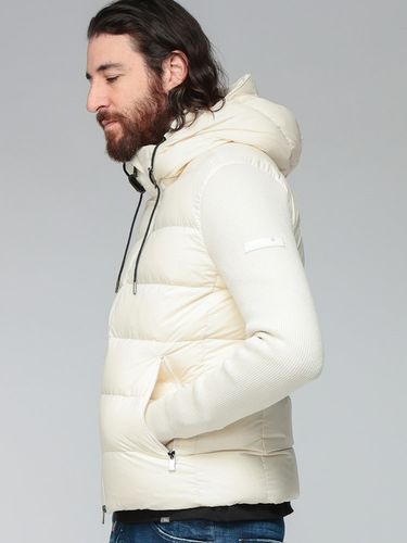 TATRAS (タトラス) フード着脱 ウールライクボア ミドル丈 ダウン