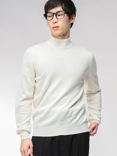 GRANSASSO (グランサッソ) ウール モックネック 長袖 ニット