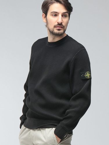 STONE ISLAND (ストーンアイランド) ロゴ ワッペン 裏起毛 スウェット