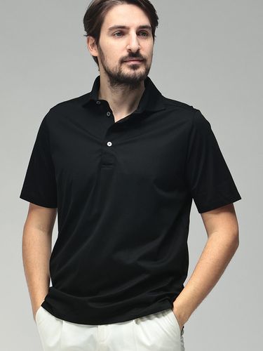 STONE ISLAND (ストーンアイランド) ロゴパッチ 半袖 ポロシャツ