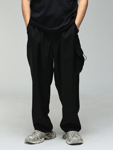 Y-3 (ワイスリー) メンズ パンツ ウエストコード ポケット ワイド