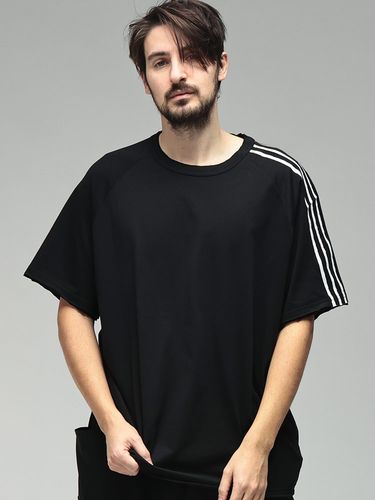 DIESEL (ディーゼル) メンズ Tシャツ 半袖 ラインストーンロゴ クルー