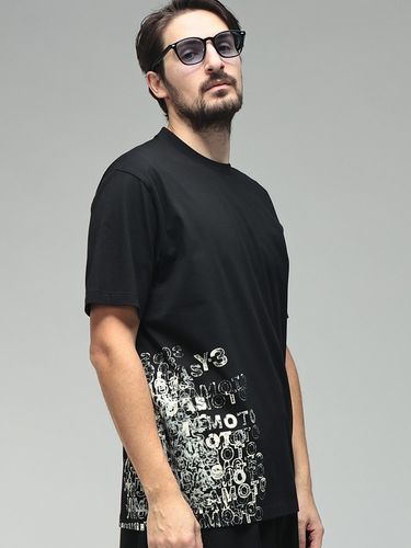 DIESEL (ディーゼル) トロンプルイユ 総柄プリント クルーネック 半袖
