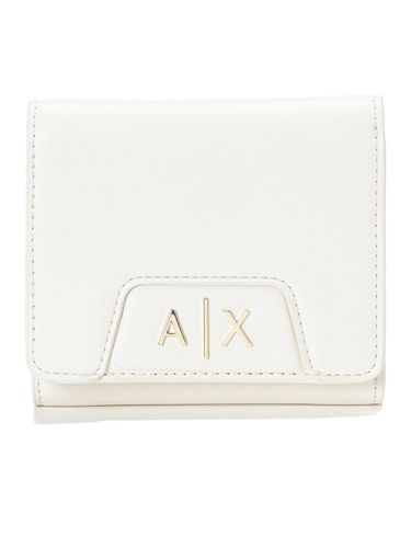 ひいび ARMANI EXCHANGE ミニウォレット ホワイト ARMANI EXCHANGE (アルマーニ エクスチェンジ) レディース 財布 ロゴ