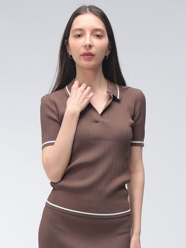 【未使用】 ジョルジオアルマーニ タグ付き ポロシャツ ARMANI EXCHANGE (アルマーニ エクスチェンジ) レディース ニット