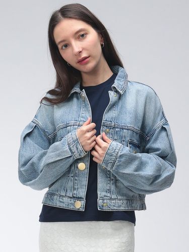 Calvin Klein (カルバンクライン) レディース デニムジャケット ロゴ