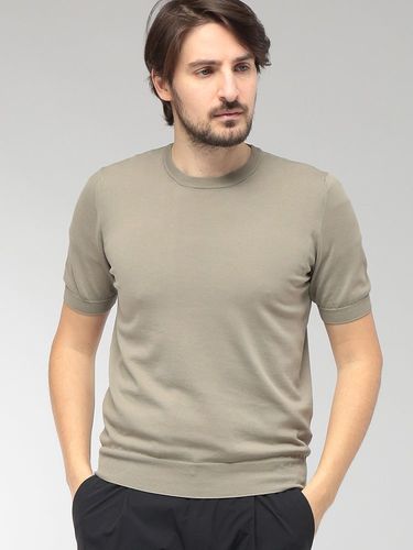 STONE ISLAND (ストーンアイランド) コンパスロゴ クルーネック 半袖 T