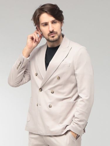 LARDINI (ラルディーニ) ブークレ シルクカシミヤブレンド シングル