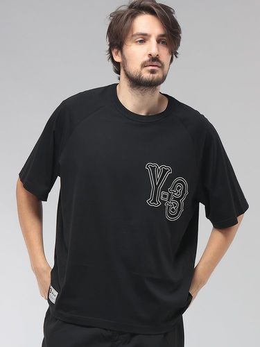 Y-3 (ワイスリー) メンズ Tシャツ 半袖 胸ロゴ グラフィックプリント
