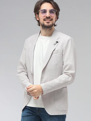 LARDINI (ラルディーニ) メンズ テーラードジャケット リネン 麻100