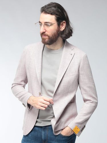 LARDINI (ラルディーニ) メンズ ジャケット ウール リネン シングル 2