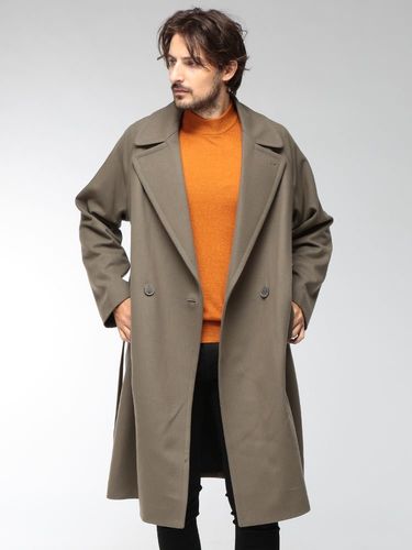 BURBERRY (バーバリー) メンズ コート マルチカラーチェック フロント