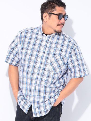 メッシュ 半袖 アロハシャツ 大きいサイズ メンズ X1(3L～4L相当) X2