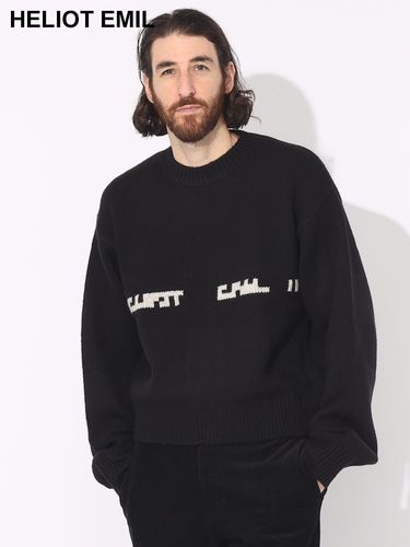 VERSACE JEANS COUTURE ブラックニット M　ウール82% Versace Jeans Couture - Knitwear for Men | Official Website