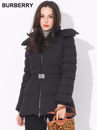 BURBERRY (バーバリー) ナイロン フーデッド パファーコート