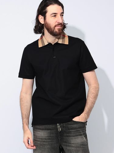 MONCLER (モンクレール) ロゴ 半袖 クレリック ポロシャツ