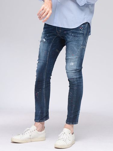 DSQUARED2 (ディースクエアード) ウォッシュ加工 レザーラベル