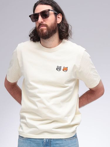 Maison Kitsune (メゾン キツネ) メンズ Tシャツ 半袖 ロゴ バック