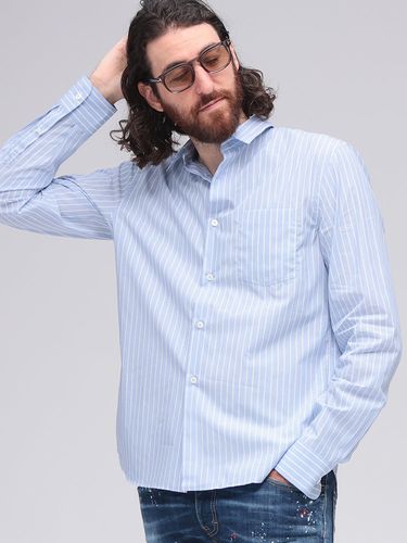 BERLUTI (ベルルッティ) コットン100％ スクリット ボタンダウン 長袖