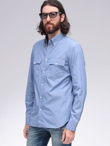 BERLUTI (ベルルッティ) コットン100％ スクリット ボタンダウン 長袖